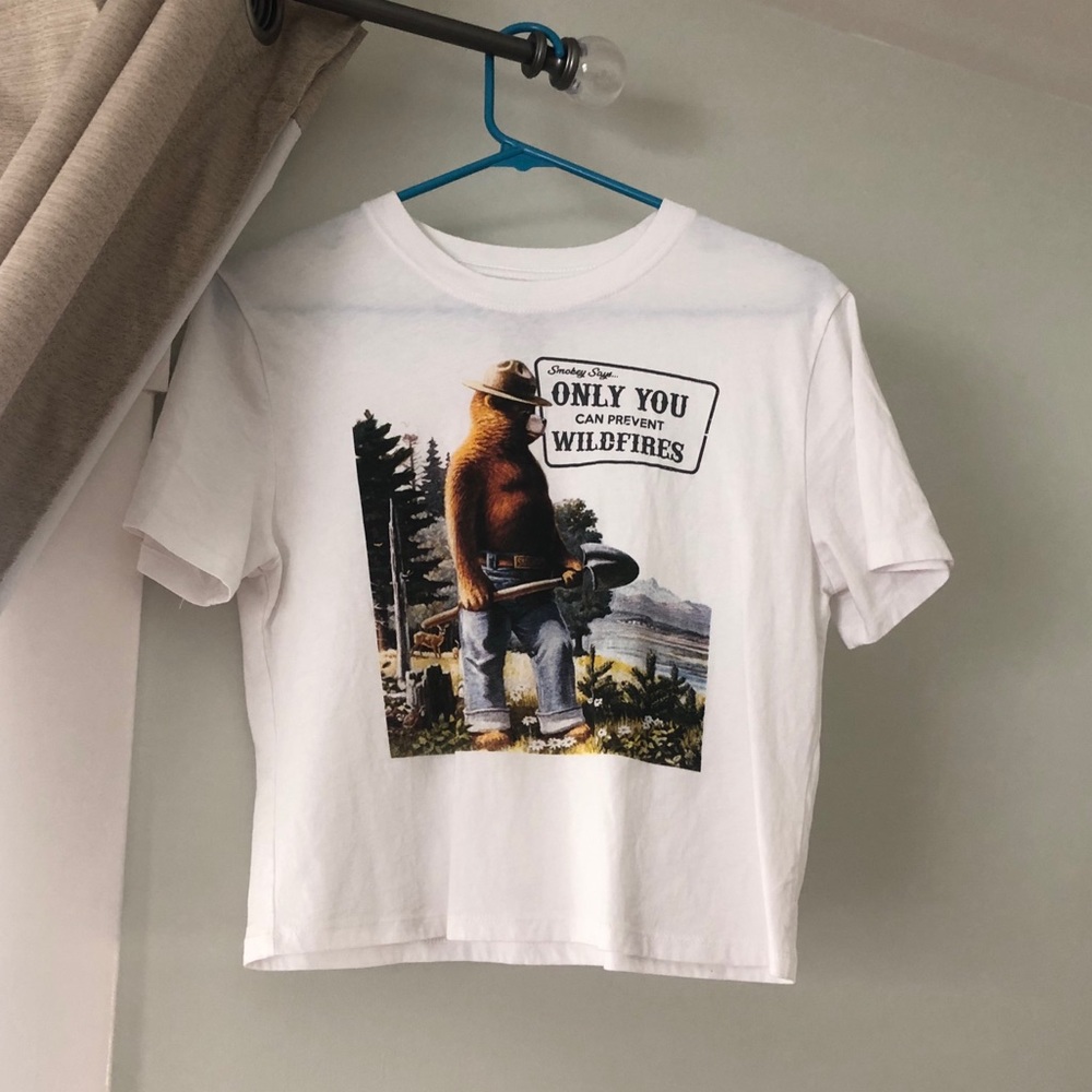 Smokey the Bear Crop Top Tee